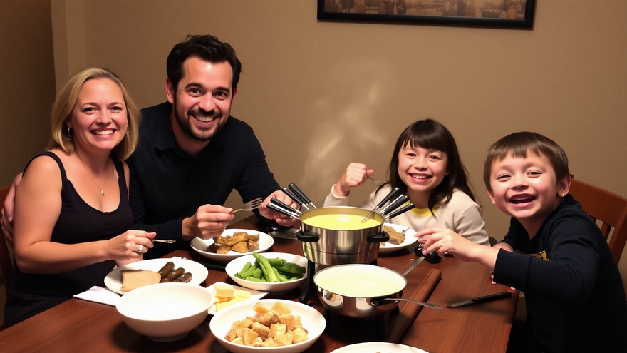 Sada na Fondue NEDIS FCFO110EBK6 | pro 6 lidí | 2,3 L